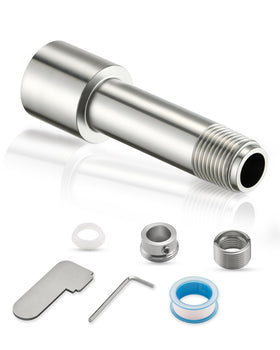OrgCreator tub spout adapter fits 1-2 copper pipe for quick slip-on installation.