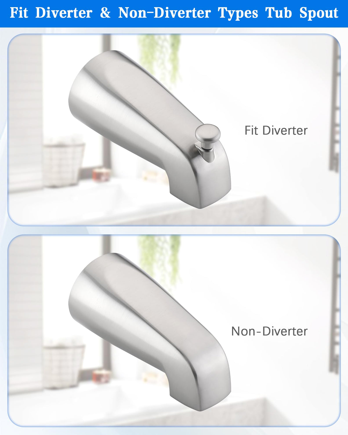 OrgCreator tub spout adapter enables easy DIY installation without special tools.