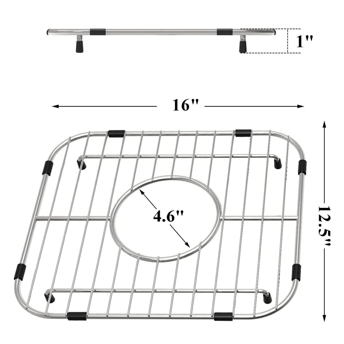 Orgneas drying rack doubles as in-sink rack for dishes and utensils