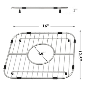 Orgneas drying rack doubles as in-sink rack for dishes and utensils