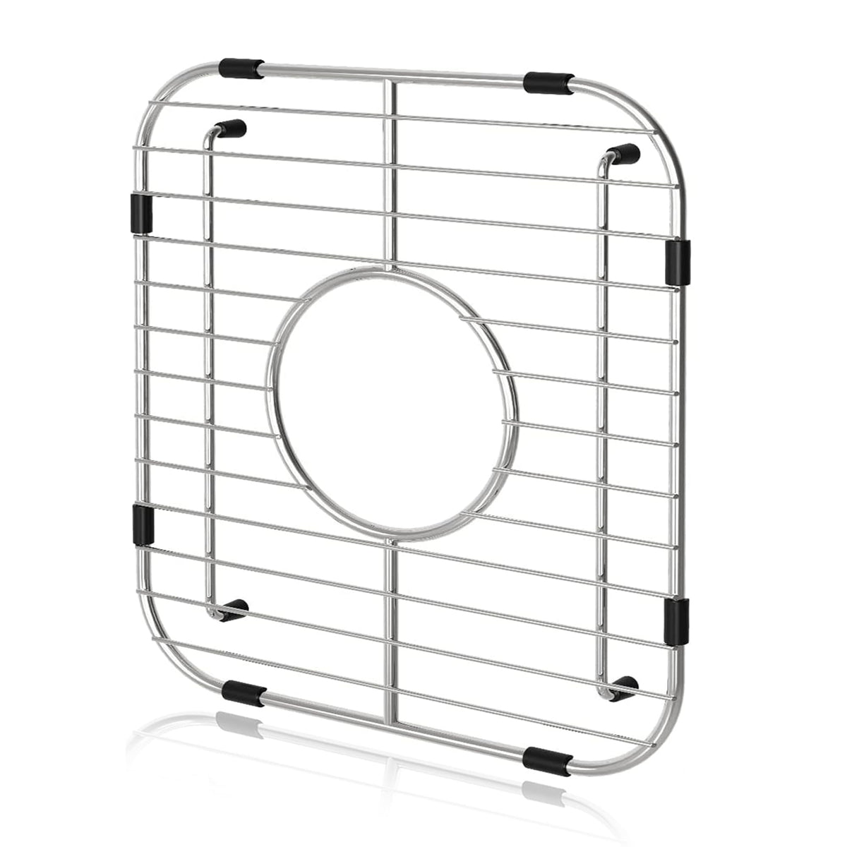 Orgneas sink grid main view showing protective design and sleek finish