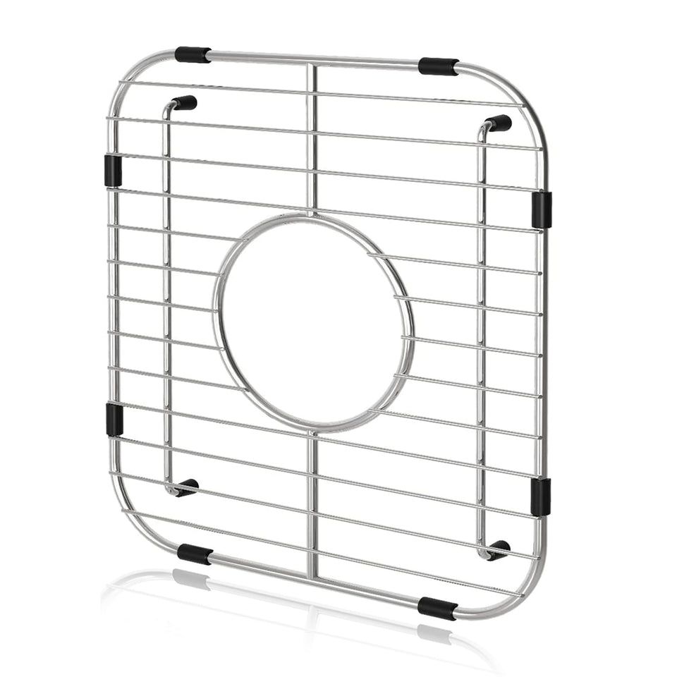 Orgneas sink grid main view showing protective design and sleek finish