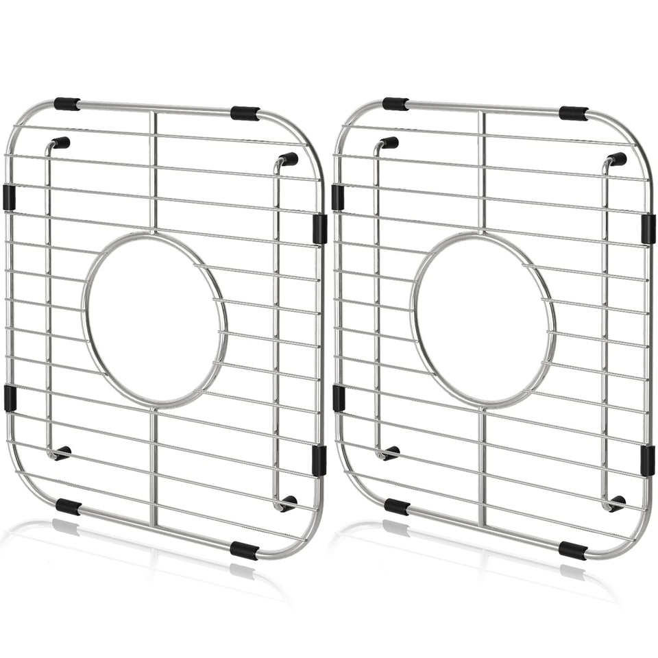 Orgneas sink protector grid front view showing durable construction and protective feet.