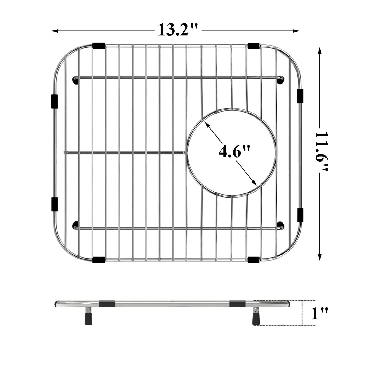 Orgneas stainless steel grid with welded edges shows durability and sleek finish