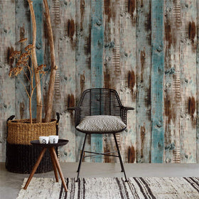 Orgrimmar wood wallpaper with self-adhesive backing for quick cabinet updates