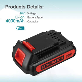 ORHFS LBXR20 charger front view for easy at-home charging.