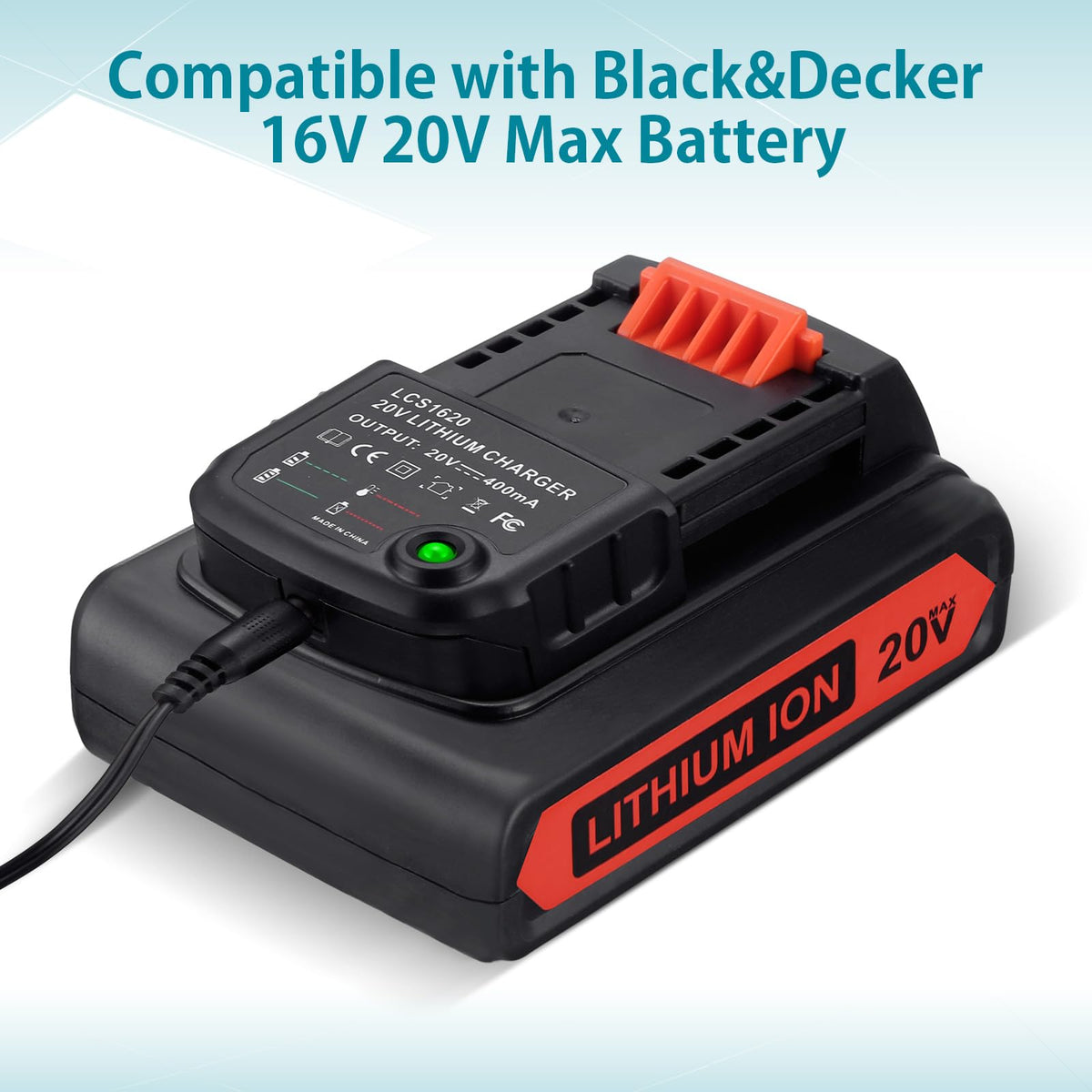 ORHFS LBXR20 charger indicators show charging status at a glance.