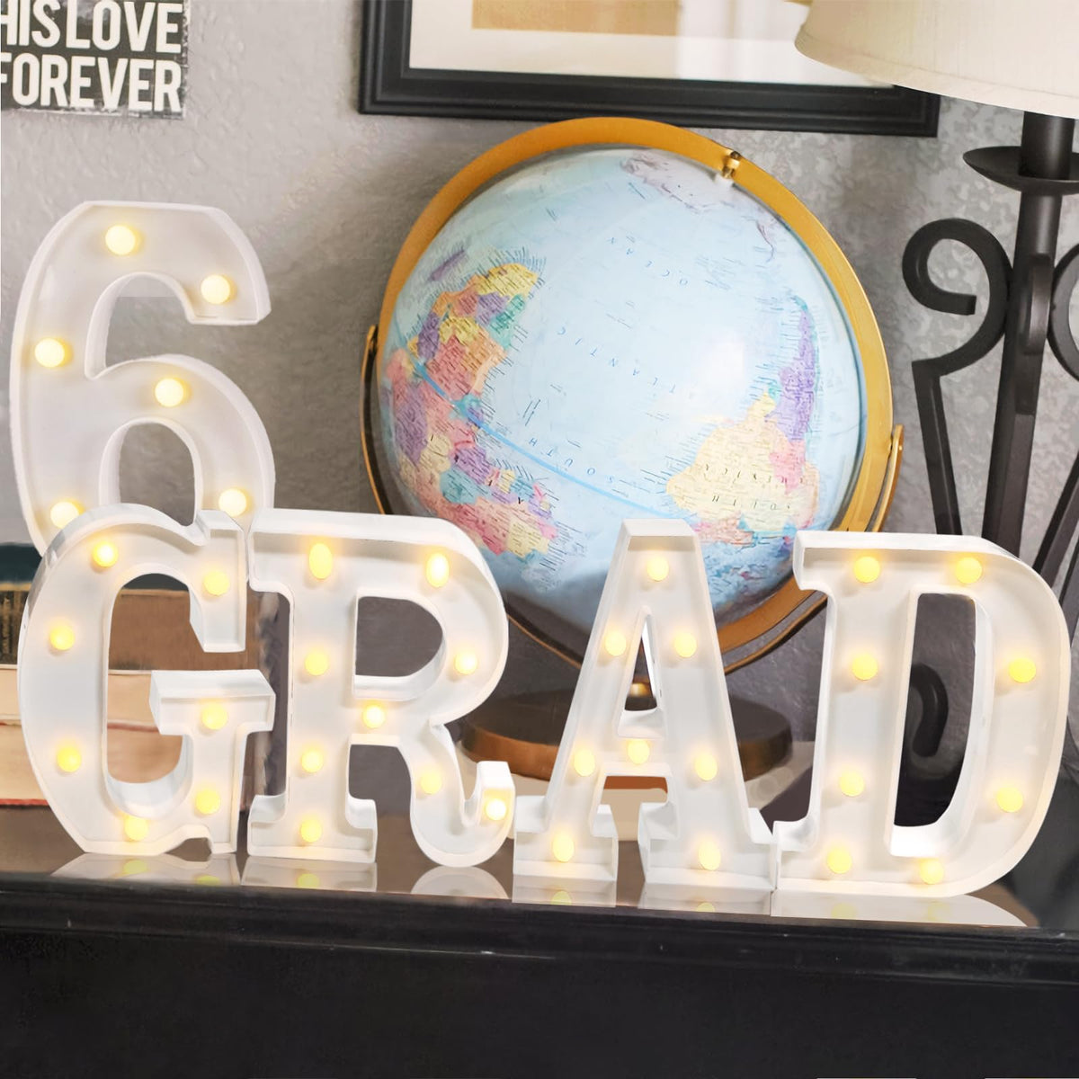 ORIENTAL CHERRY eight-letter set arrives ready to light up graduation events