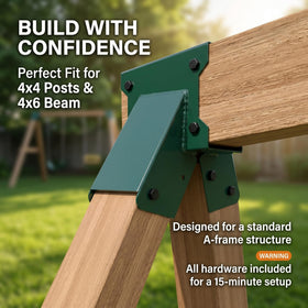 ORIGLE top beam 4x6 and side 4x4 fit versatile frames