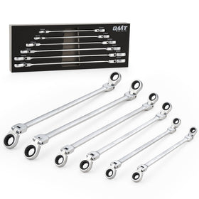 Orion Motor Tech 6-piece ratcheting wrench set for complete metric coverage.