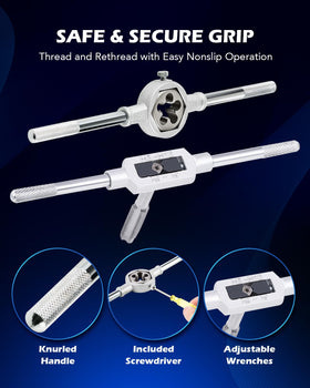Orion Motor Tech adjustable die wrench for external threads