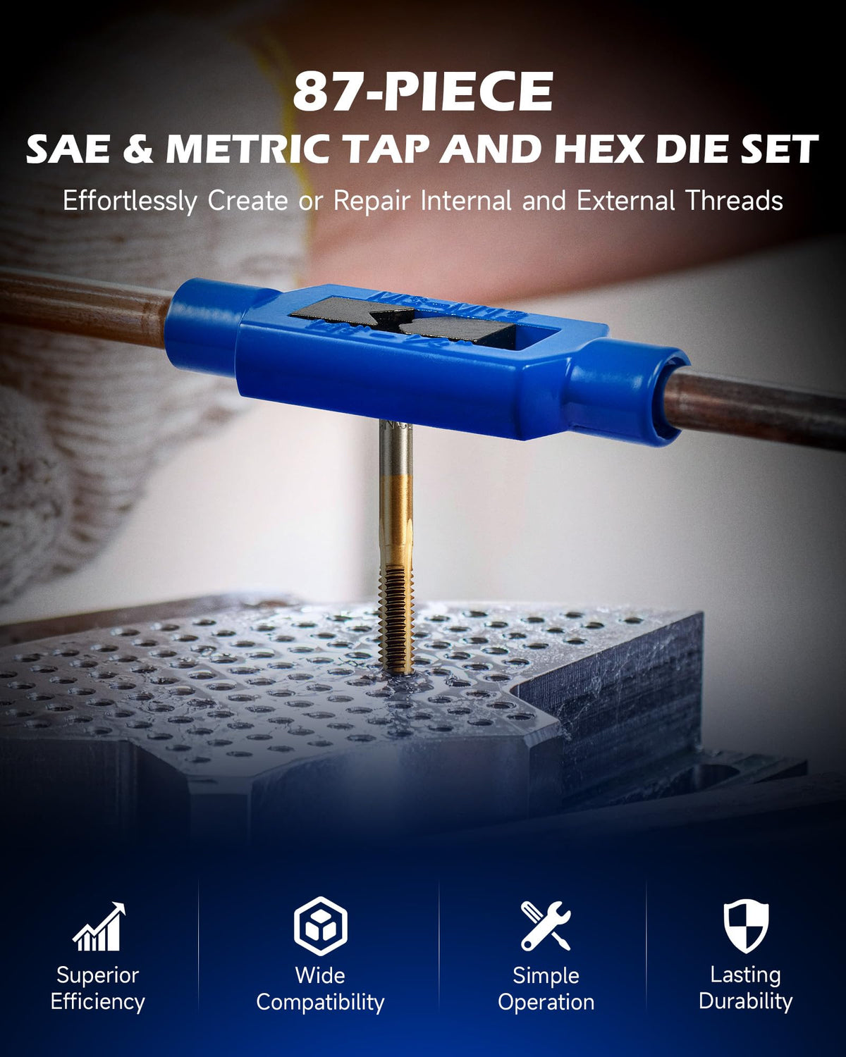 Orion Motor Tech adjustable wrenches highlighting versatility in threading tasks.