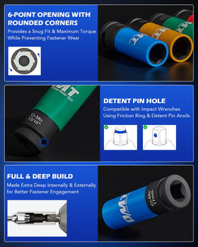 Orion Motor Tech colored protective covers shield fasteners.