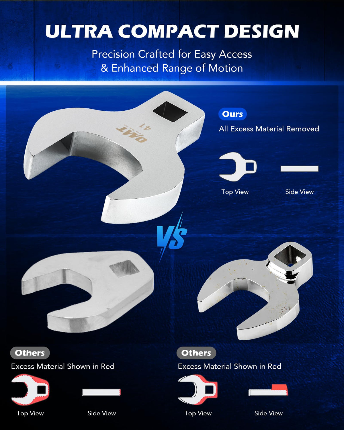 Orion Motor Tech compact design enables flare nut access in tight spaces