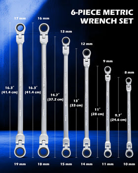 Orion Motor Tech wrench with extra-long handle for more torque.