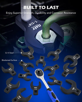 Orion Motor Tech precision grip crowfeet with blackened finish