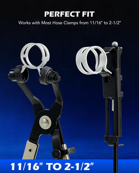 Orion Motor Tech swivel-jaw band-clip pliers offer versatile clamp access.