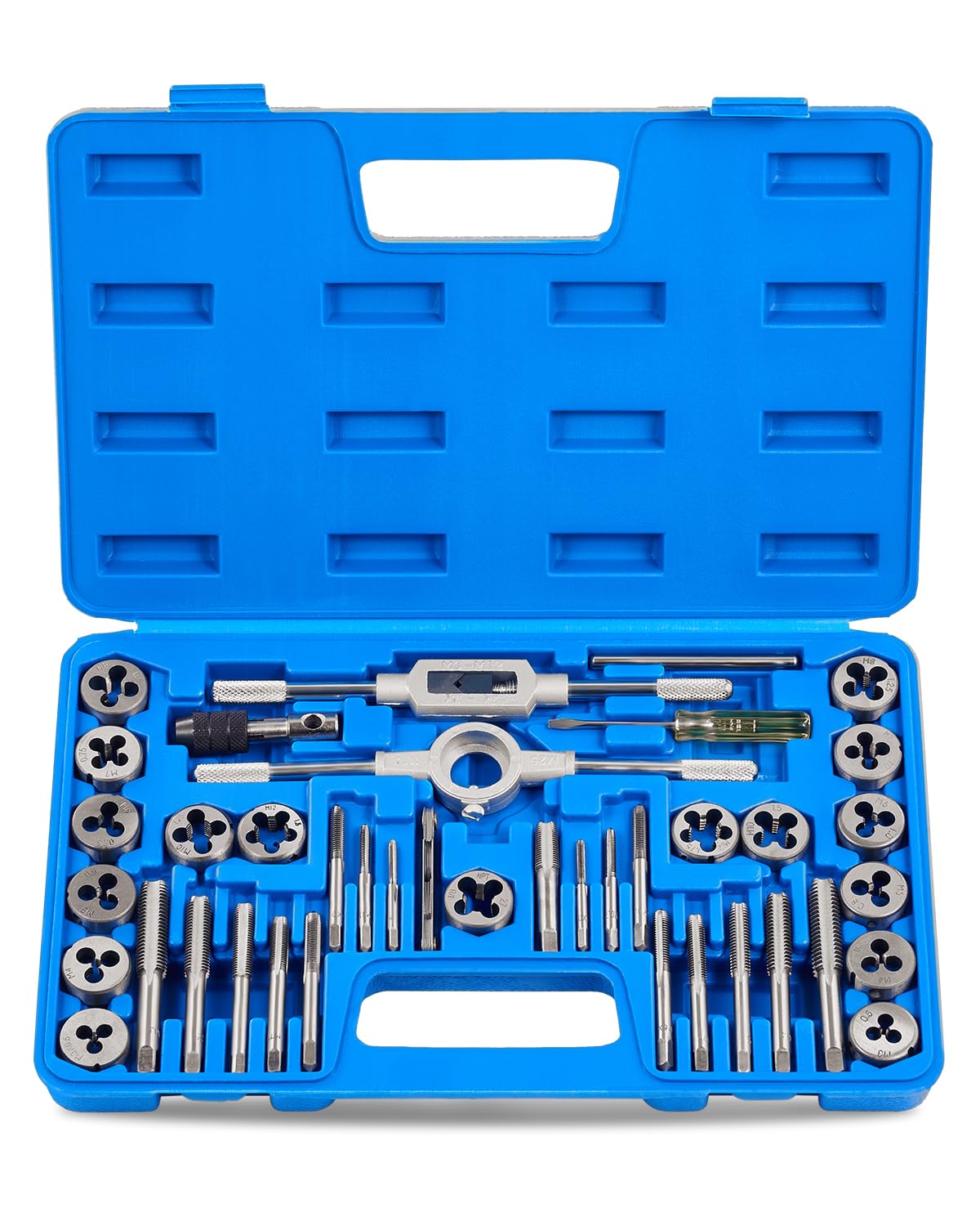 Orion Motor Tech tap and die set in case for portable threading repairs