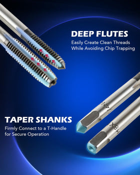 Orion Motor Tech thread pitch gauges aid precise threading.
