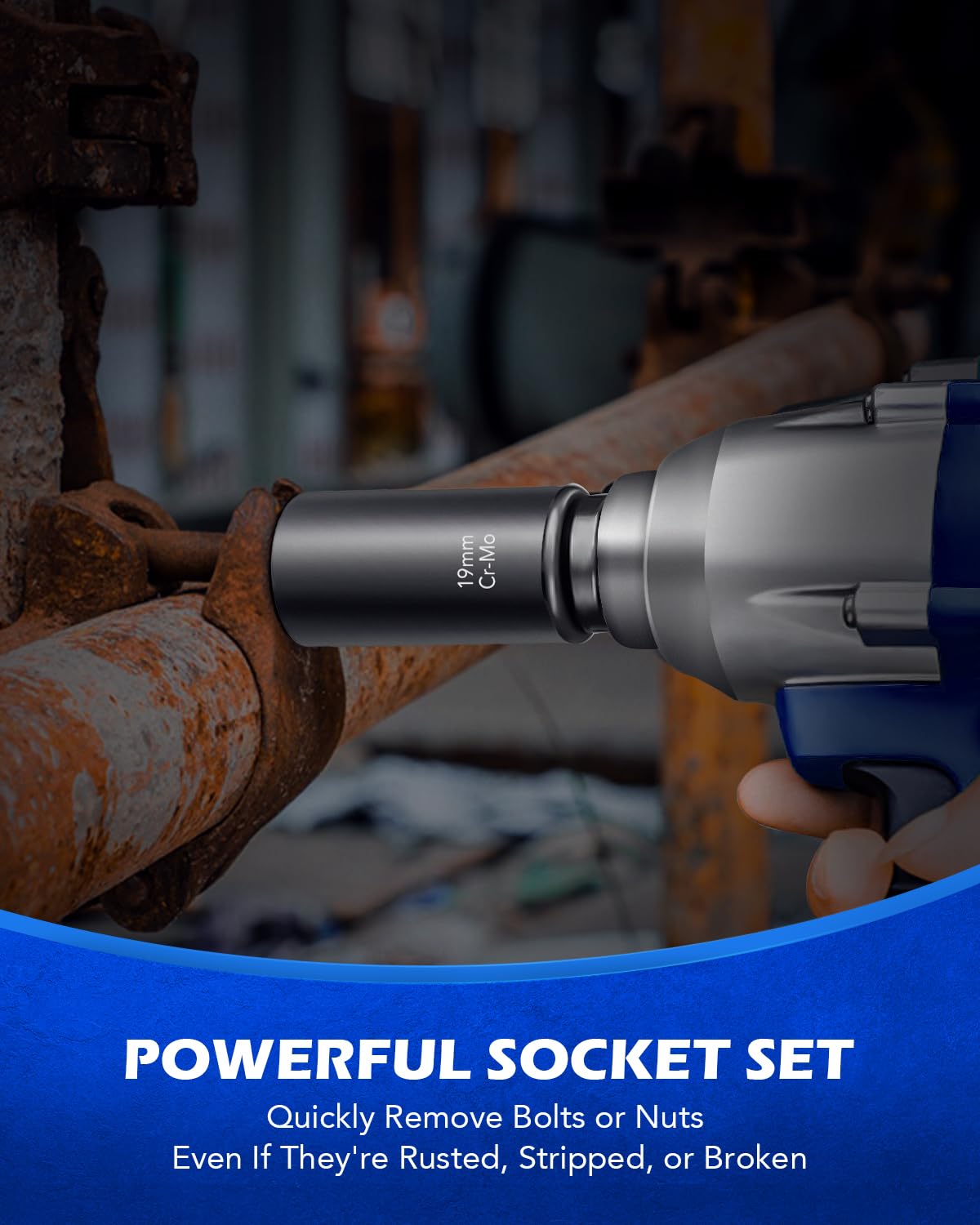 Orion Motor Tech twist socket 21mm delivering high torque for tough bolts.