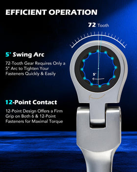 Orion Motor Tech wrench in action for car, truck, motorcycle maintenance.