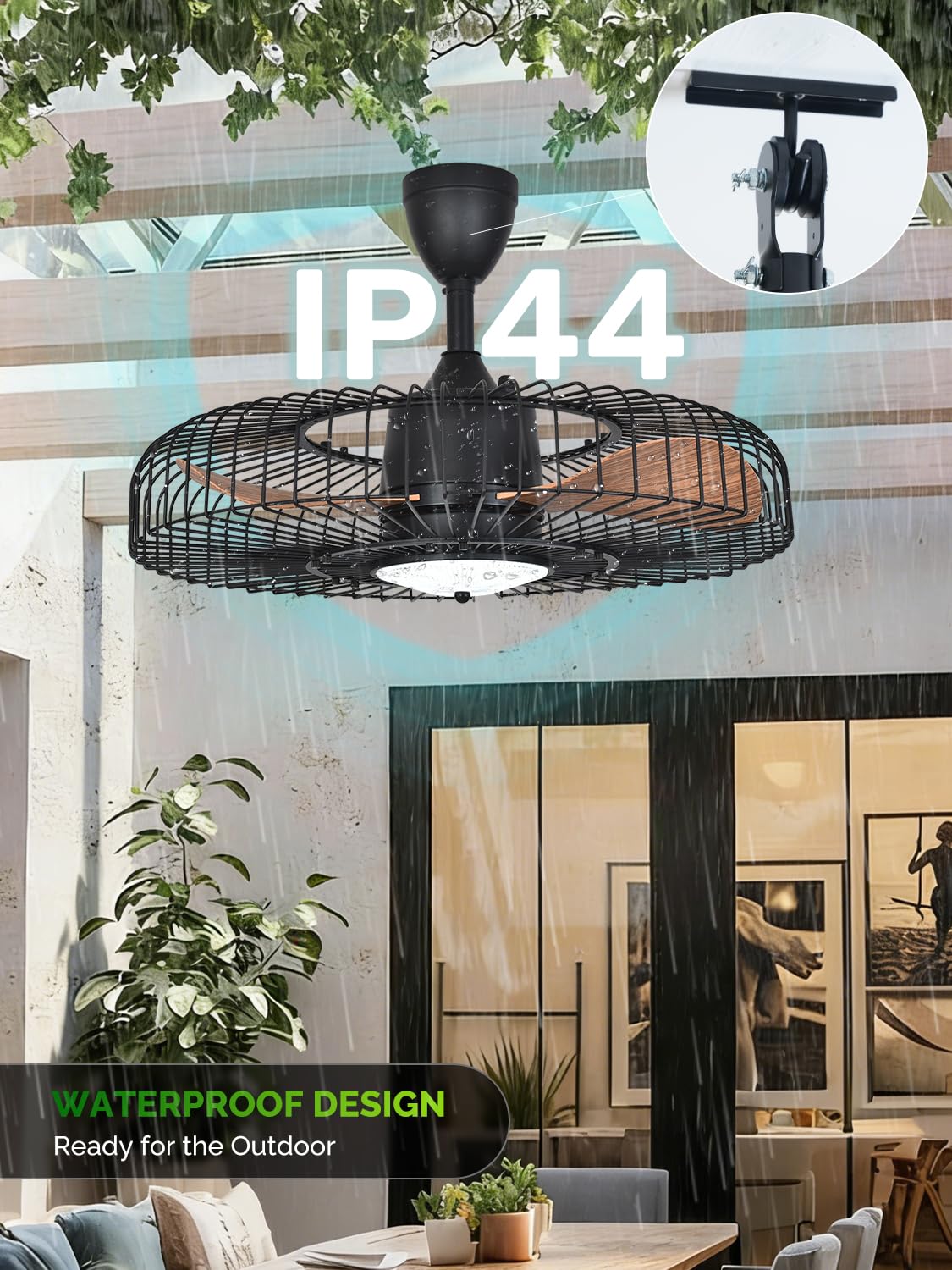 Orison smart app control lets you tailor airflow and brightness.