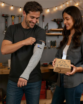OriStout adjustable closure and thumb hole ensure secure fit during tasks