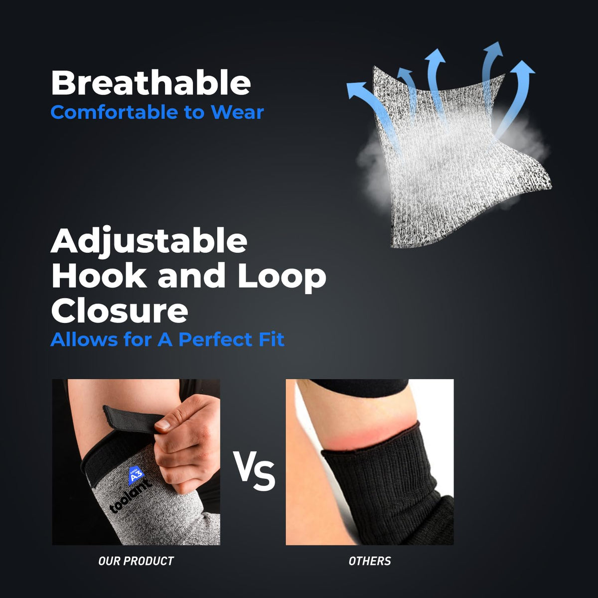 OriStout grey sleeves for pet grooming, shielding arms while brushing.