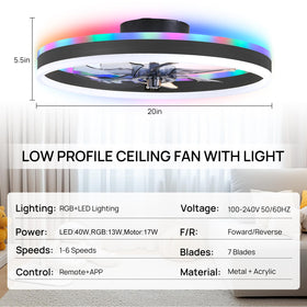 ORITHAM dimmable LED light delivers warm to cool white illumination.