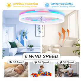 ORITHAM color cycle modes provide fast or slow transitions for ambience