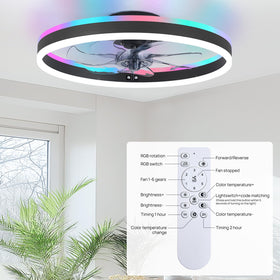 ORITHAM RGB mood lighting with multiple color modes for atmosphere.