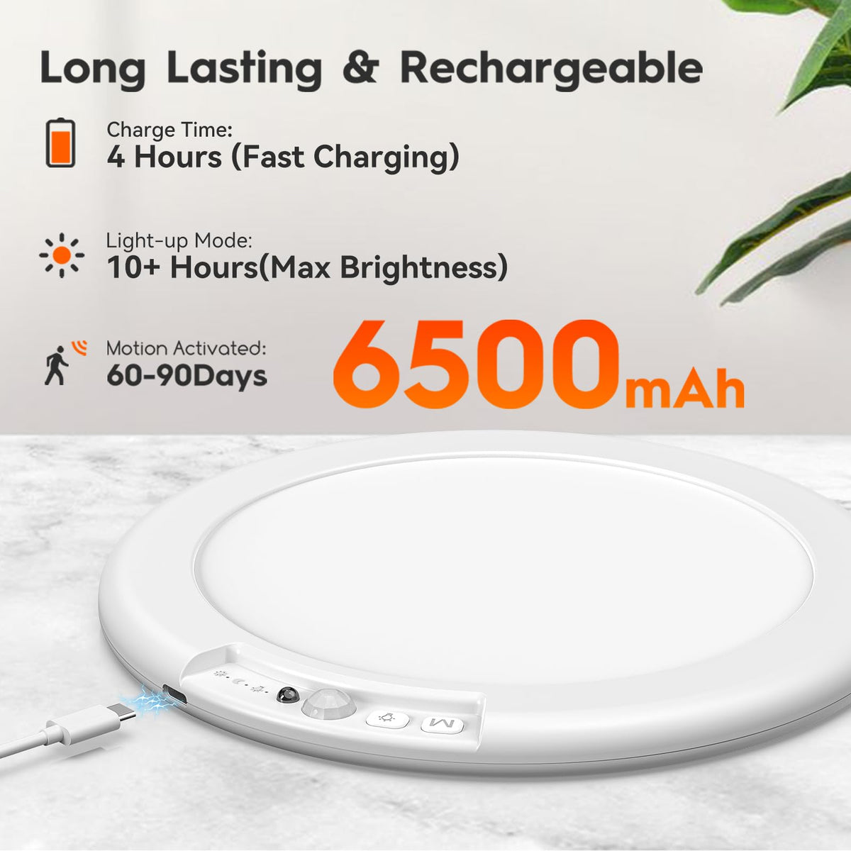 ORYAR 13-color LED light offering mood options for bathrooms and living spaces.