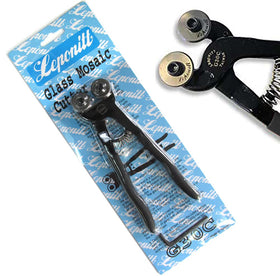 ORMECOL LEPONITT nippers with ergonomic handle for precise glass cutting.