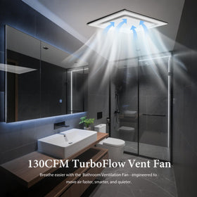 Orsong 130 CFM ventilation for spaces up to 150 sq ft—keeps air fresh.