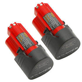 orstaimer 2-pack 4.0Ah 12V battery pack ready for cordless tools and longer runtime.