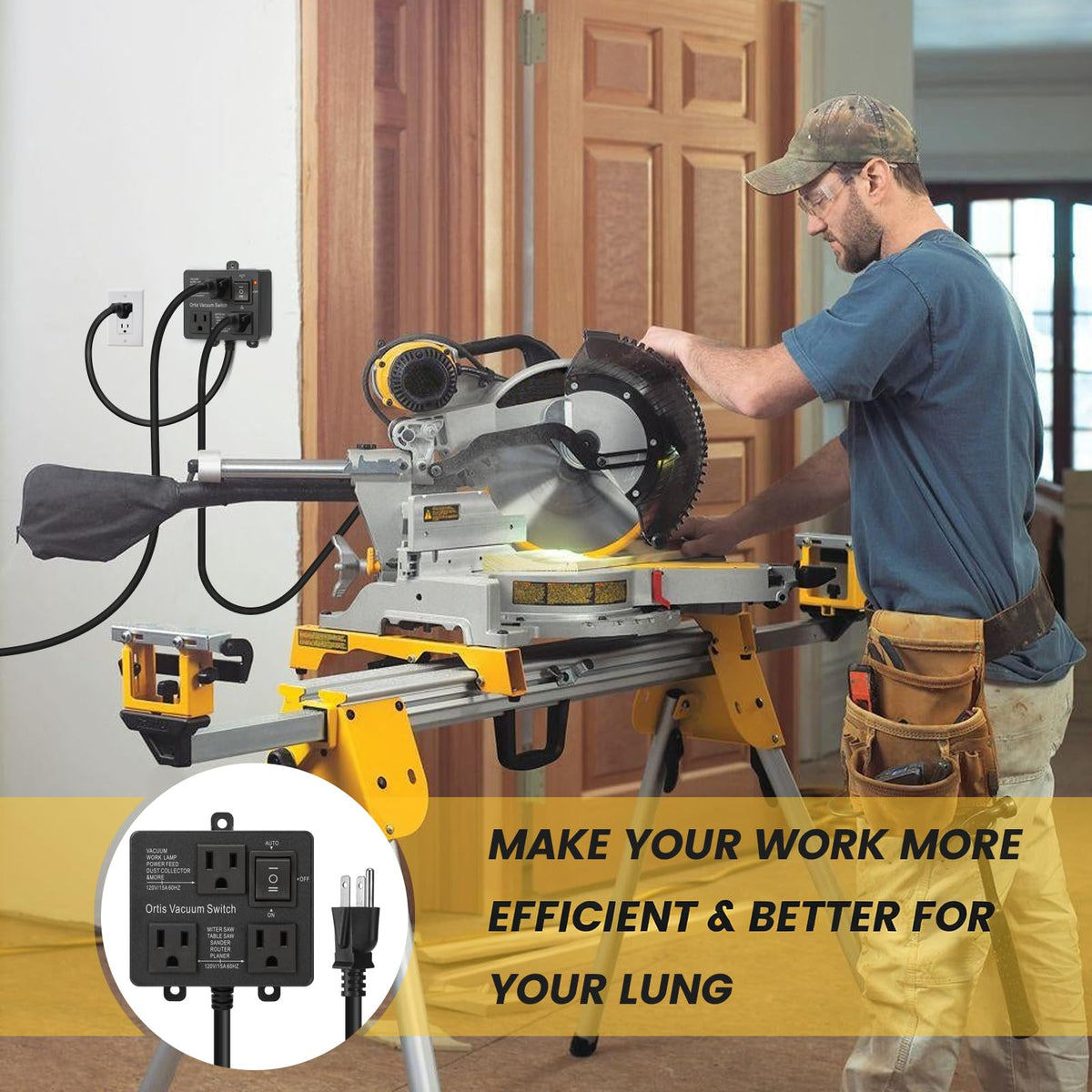 Ortis compact design fits tighter workshop spaces.