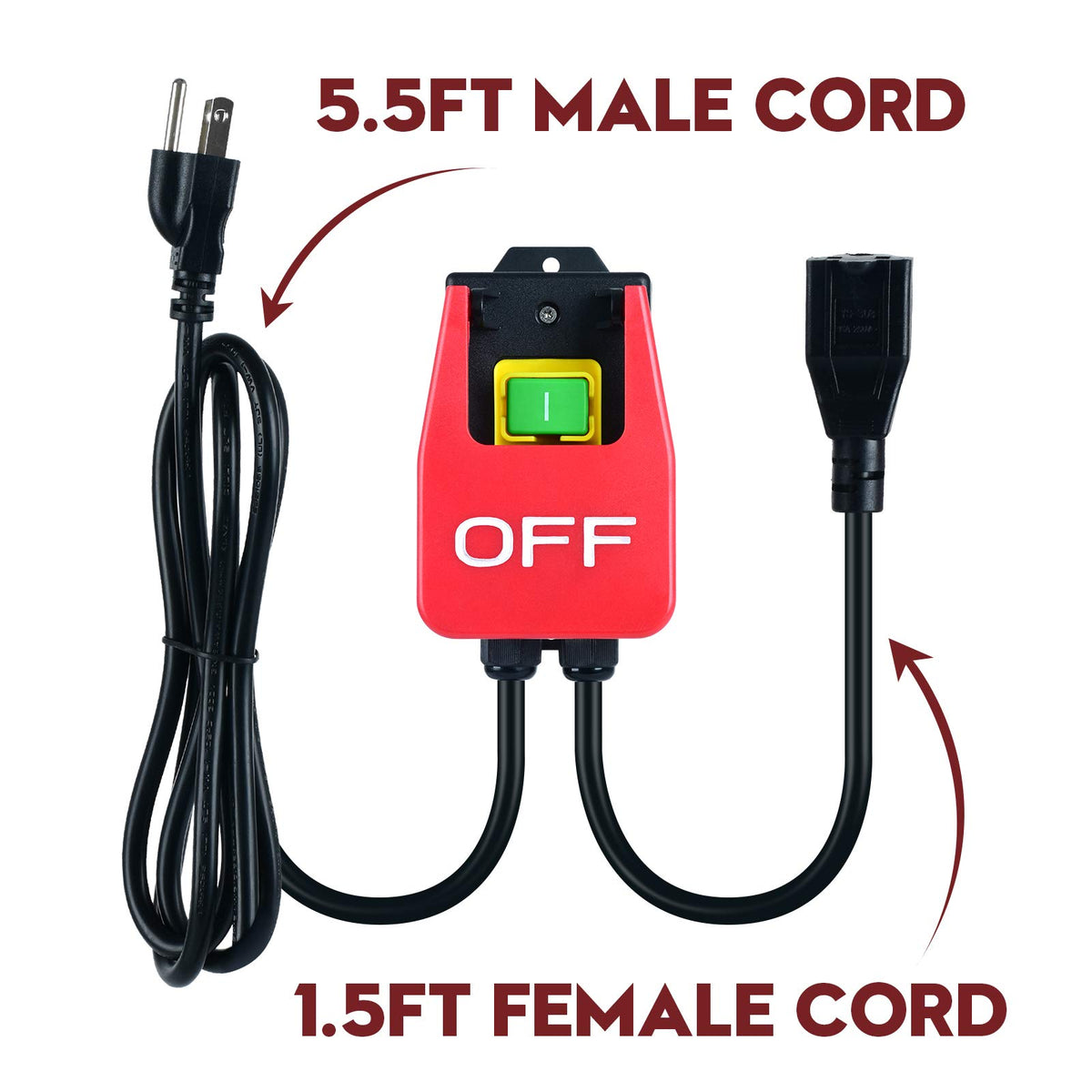 Ortis 110V switch is easy to install with two screws.