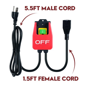 Ortis 110V switch is easy to install with two screws.