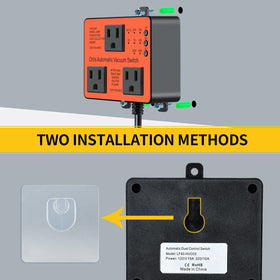 Ortis 1-second turn-on delay helps prevent circuit overload during startup.