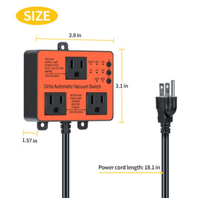 Ortis uses UL-certified 14AWG cord for safer high-current operation.