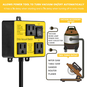 Ortis vacuum switch wall-mount installation showing easy mounting methods.