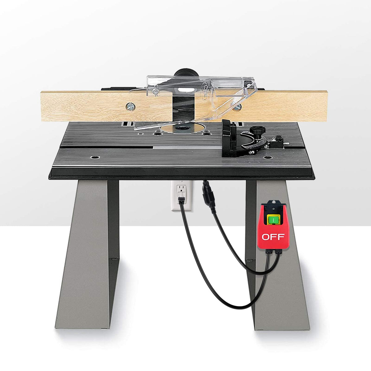 Ortis workshop setup shows switch in use for quick control.