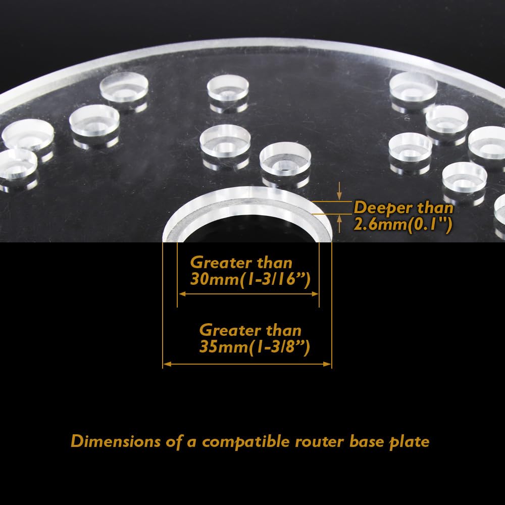 O'SKOOL router bushings for Porter-Cable style guides improve track