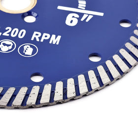 OSCEH thin turbo rim enables fast, clean cuts.