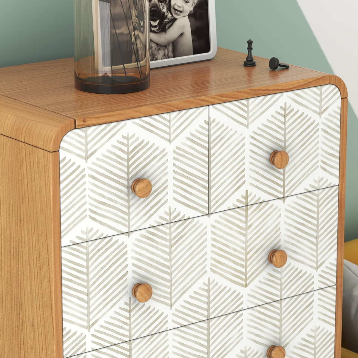 OSECAGE contemporary pattern adds timeless style to any interior project.
