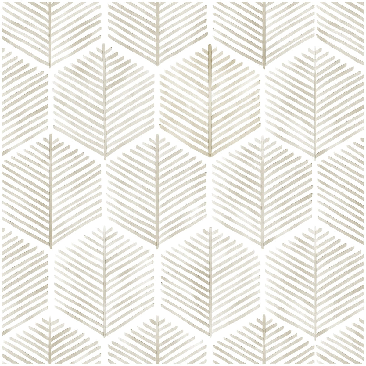 OSECAGE Modern Peel and Stick Wallpaper in beige-white geometric pattern, easy install for walls.
