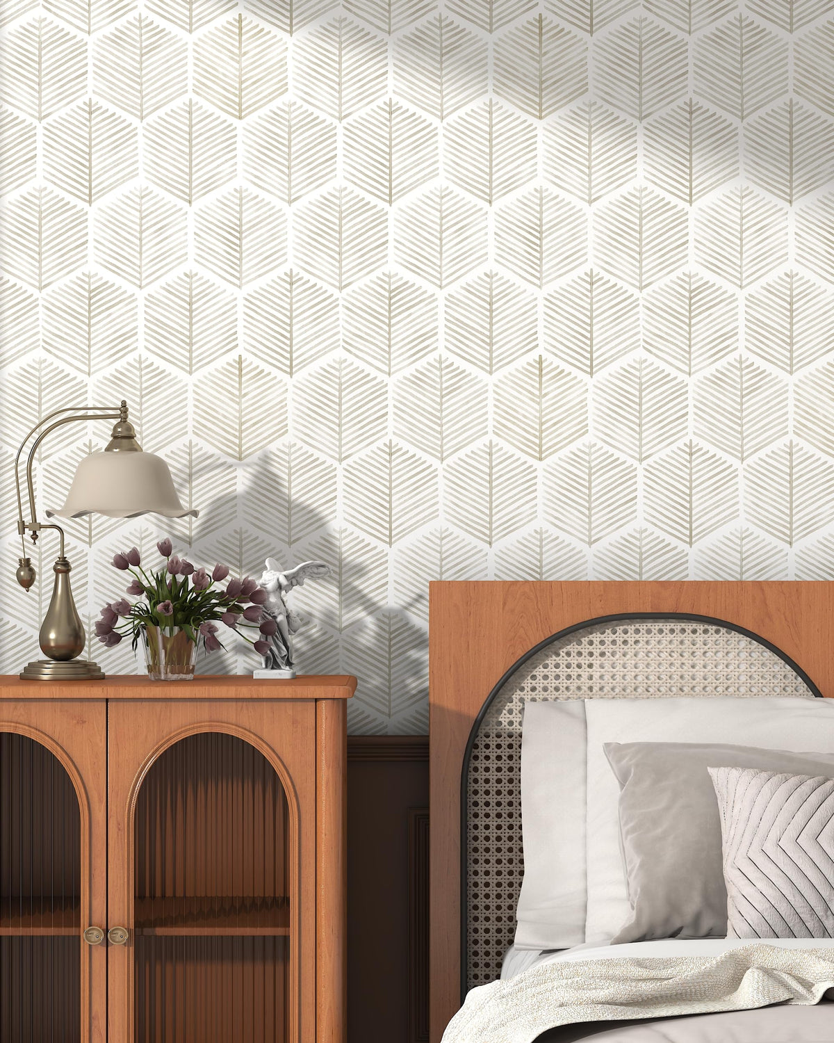 OSECAGE durable wallpaper offers non-fading color on furniture and accent walls.