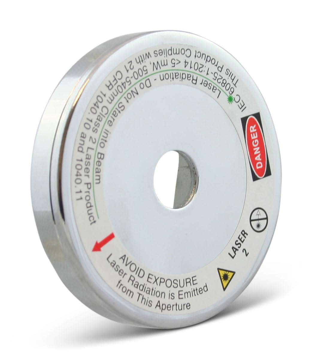 Oshlun LG-M02 green laser guide shows left-of-kerf line for precise daylight cuts.