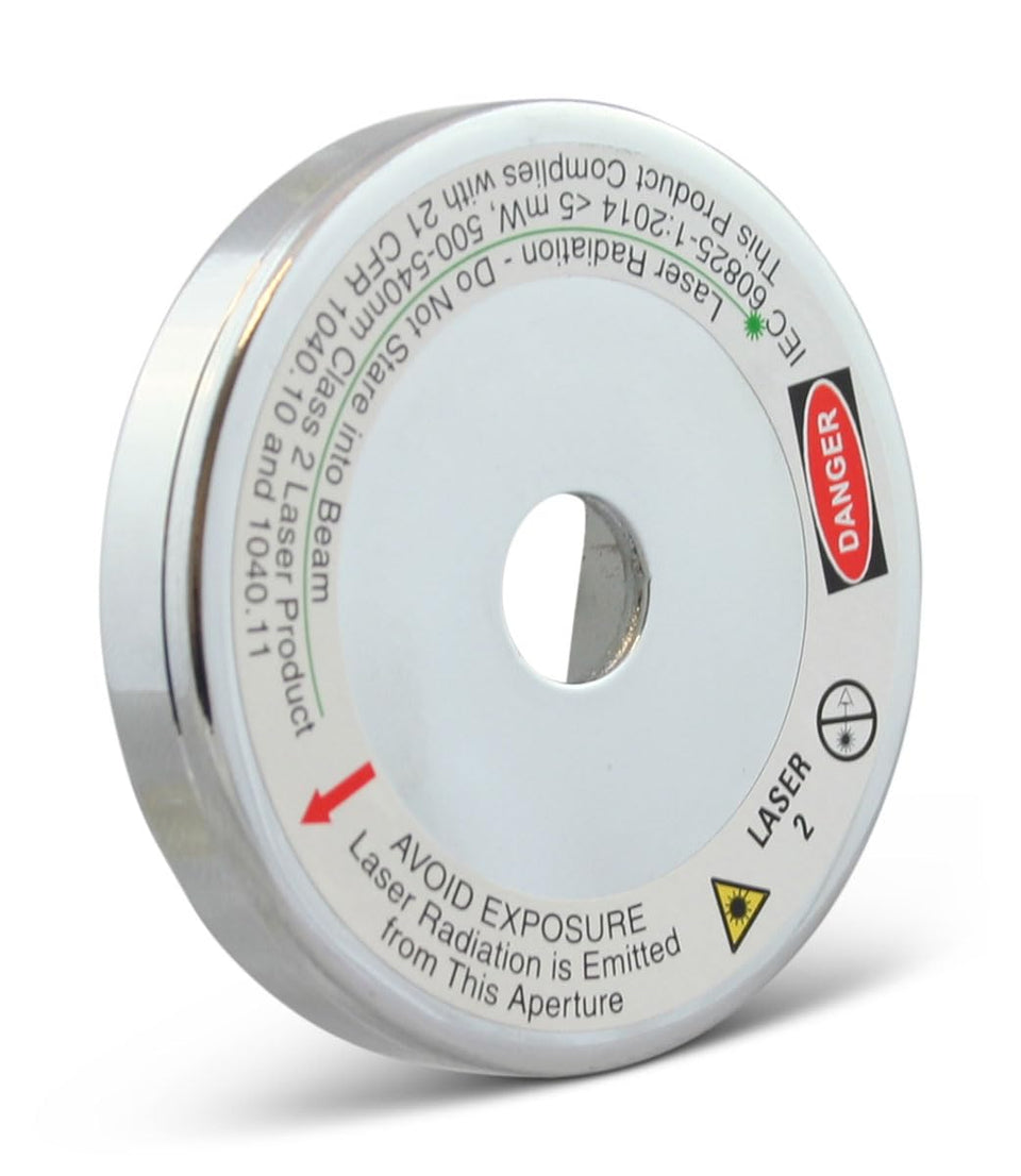 Oshlun LG-M02 green laser guide shows left-of-kerf line for precise daylight cuts.