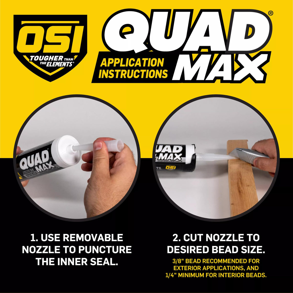 OSI Quad Max color match tool aligns sealant with house colors